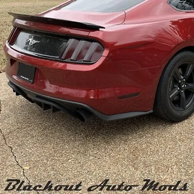 2015-2017 Ford Mustang Tail Light Blackout Smoked Vinyl Overlays 11 Pcs Kit • $19.95