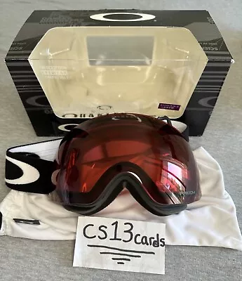 Oakley Flight Deck XM Snow Goggles Matte Black Prizm Rose Lens New Case • $99.95