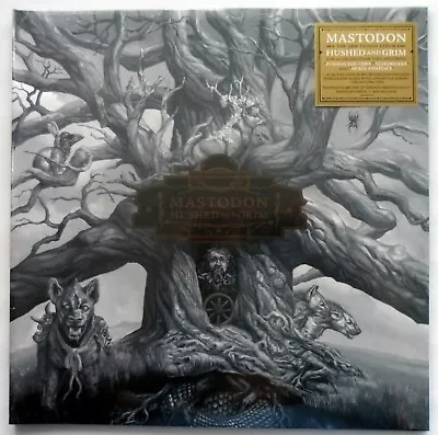 MASTODON - HUSHED AND GRIM 2xLP CLEAR VINYL 2021 *NEW/SEALED* • $29.86