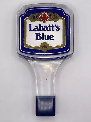 Vtg Labatt's Blue Lucite Acrylic Beer Tap Handle 6  Tall X 3  Wide X 1  Thick • $17.99