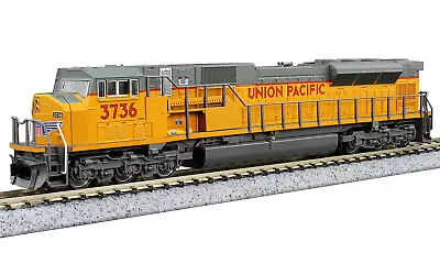 Kato 176-5624 N Scale UP Union Pacific EMD SD90/43MAC Diesel Locomotive #3736 • $118.49