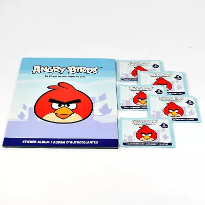 $2.99 • Buy 2012 Rovio Angry Birds Collector Album + 5 Sticker Packs (8 Stickers Per Pack)