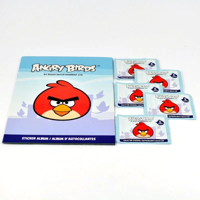$2.99 • Buy 2012 Rovio Angry Birds Collector Album + 5 Sticker Packs (8 Stickers Per Pack)