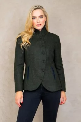 Ladies Tweed Jacket - Jack Murphy Nicole Size 14 HALF PRICE BARGAIN • £158.50