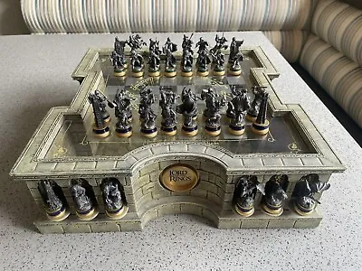 £450 • Buy Noble Lord Of The Rings Collectors Chess Set With Both Rare Expansion Sets