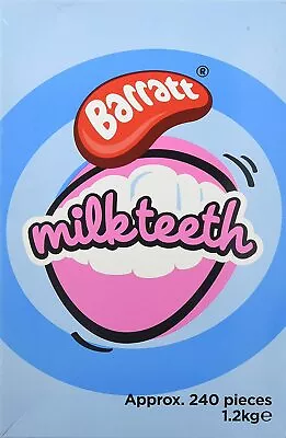 Barratt Milk Teeth Original Vanilla & Strawberry Flavour Gummy Sweets 240 Pieces • £13.99