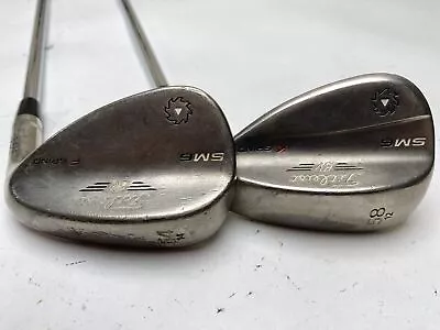 Titleist Vokey SM6 Tour Chrome Wedge Set 54* 14 | 58* 12 Wedge Steel Mens RH • $44.23