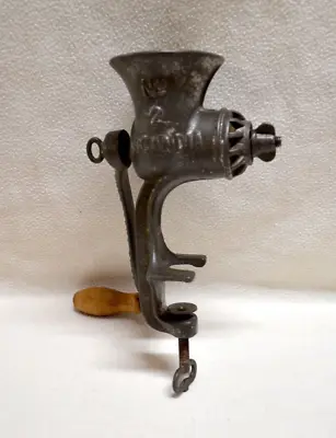 Vintage Husqvarna Sweden Cast Iron No.2 Scandia Meat Grinder Great Condition • $55