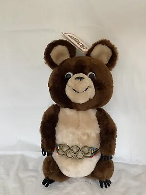 Vintage Dakin Misha OLYMPIC Mascot Plush Stuffed Russian Bear  • $32.29