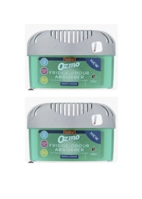 £10 • Buy 2pcs OZMO PROFESSIONAL NATURAL FRIDGE ODOUR SMELL ABSORBER DEODORISER