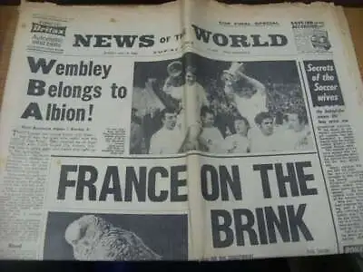 19/05/1968 FA Cup Final: Newspaper - News Of The World Cup Final Special [Full E • £13.99