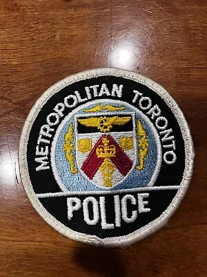 1969 Metropolitan Toronto Police Patch • $15