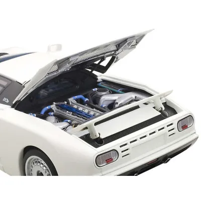 Bugatti EB110 GT White 1/18 Diecast Model Car By Autoart • $273.49
