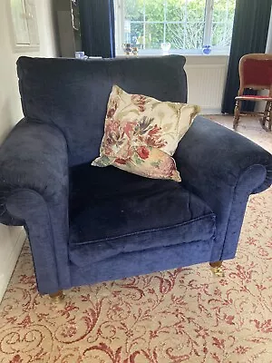 Laura Ashley Kingston Chair Villandry Midnight Purchased 2019 • £60