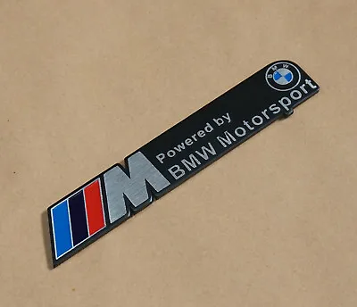 Bmw M3 Logo Emblem Badges Accessories  Powered By Bmw Motorsport  New • $25.03