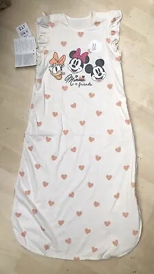 George Minnie Mouse Cotton Baby Sleep Bag .5 Tog Age 6-12 Months Sleeping • £7.49