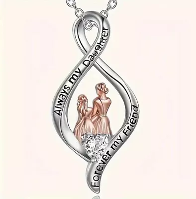 Forever Mother Daughter Pendant Necklace • $9.99