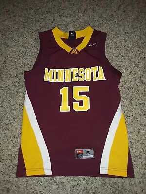 Minnesota Gophers # 15 Nike Youth Basketball Jersey Size Small • $17.45