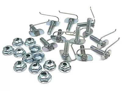 12 Pc Door Body Moulding Clips & Nuts  For 1/2  - 5/8  Moulding Fits Dodge 622 • $13.50