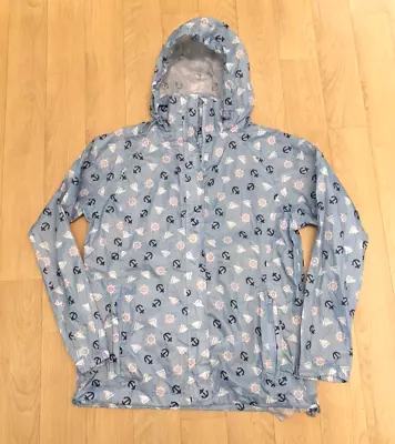 Jack In A Pack Size S Lightweight Blue Waterproof Hooded Raincoat/Mac • £6.99