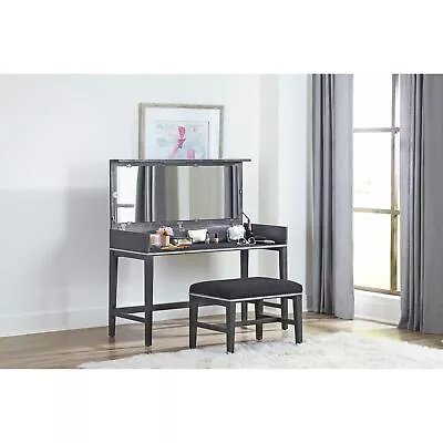 Memphis Vanity And Stool In Slate Grey By Martin Svensson Slate Grey N/A • $439.99