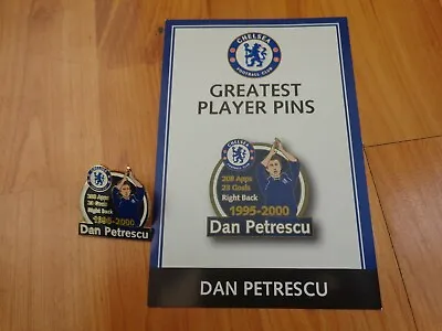 Rare Danbury Mint Chelsea Fc Greatest Players - Dan Petrescu Enamel Pin Badge • $64.14