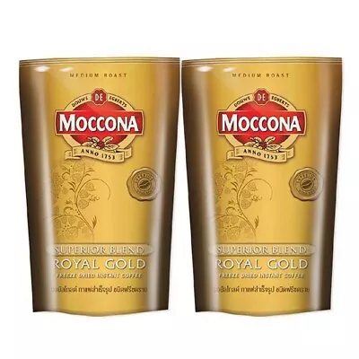 2X Moccona Instant Coffee 120g Royal Gold Freeze Dry Arabica Flake Type • $48.88