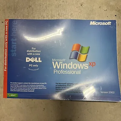 Microsoft Windows XP Professional Version 2002 SEALED NO PRODUCT KEY • $17.99