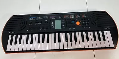Casio SA-76 44-Key Mini Keyboard Portable Synthesizers 100 Tones 50 Rhythms • $34.50