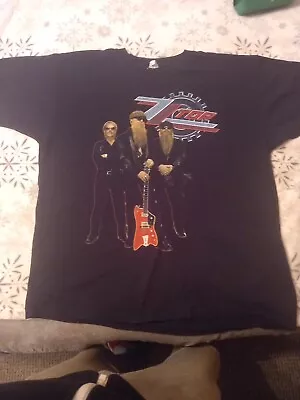 ZZ Top Tour T.shirt 2007 Vintage Rare Xl Mens Collectable Ac/dc Rock 46 Chest. • £29.99