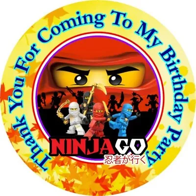 12 Ninjago Birthday Party Favor Stickers (Bags Not Included) #1 • $10.99