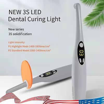 Dental Dentist LED Curing Light Cure Lamp Wireless Resin Woodpecker Style • $32.99