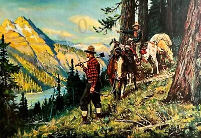 Antique Reproduction Hunting Photographic Print 8x10 Goodwin Forest Rangers • $11.99