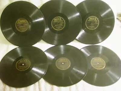 GUY LOMBARDO  FANS  Lot Of 6 Vintage 78 RPM RECORDS With Sleeves • $9.99