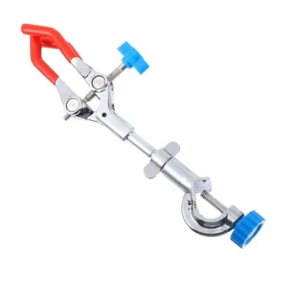 Lab Clamp 3 Prong Test Tube Holder Stand Chemistry Ring Accessory • $14.43