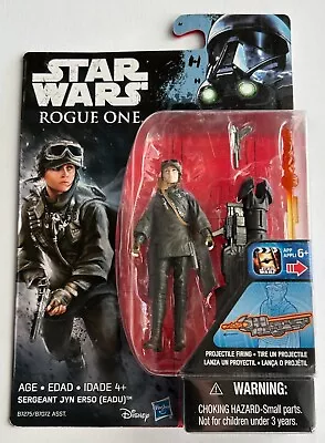 Hasbro Star Wars Rogue One 3.75  Figure - SERGEANT JYN ERSO (EADU) B7275 • $19.99