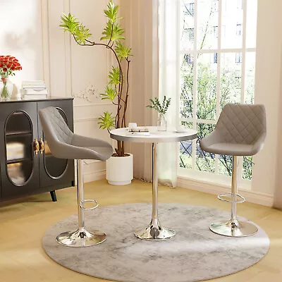 Modern Chic Swivel Bar Stool Counter Height Pub Stool Restaurant Dining Chair • $99.91