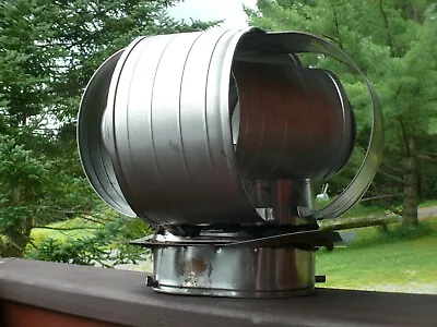 $177.77 • Buy VACU-STACK Design CHIMNEY CAP 6  X 9.5  Oval Opening W Flashing + Attach Bolt 