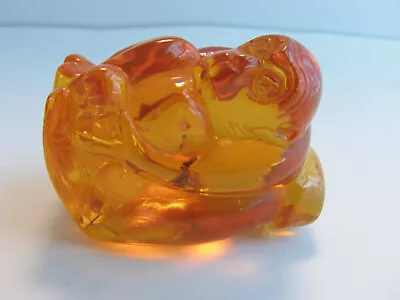 Baltic Amber Resin Monkey In Buddah Hand-Insect Inside • $15