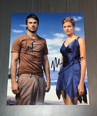 Ian Somerhalder & Maggie Grace From Lost TV Series Signed Autograph Photo COA • $99.95