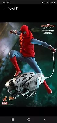 Hot Toys MMS552 Spider-Man Far From Home HOMEMADE SUIT 1:6 Scale Figure NIB • $205