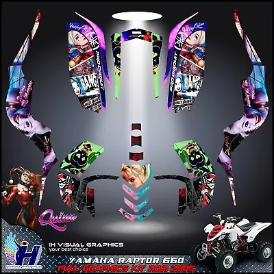 YAMAHA RAPTOR 660 Graphics Kit 2001 2002 2003 2004 2005 Decals Stickers ATV UTV • $159.99