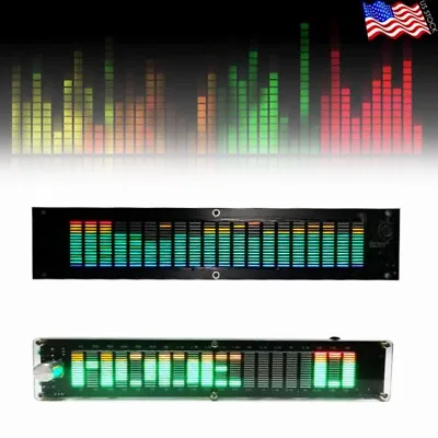 Music Spectrum Indicator DSP EQ VU Meter Audio Level LED Display10-Level Stereo • $52.99