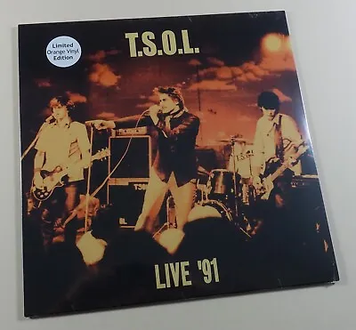 TSOL T.S.O.L. “Live ’91” COLOR Vinyl LP Record NEW MINT SEALED LIMITED Post Punk • $25.99