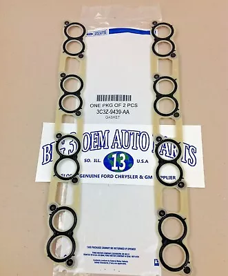 Ford Econoline Super Duty 6.0L Intake Gasket 2 Piece Set OEM New 3C3Z-9439-AA • $43.19