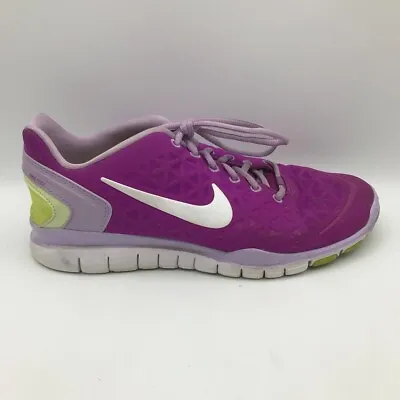 $20.29 • Buy Nike Womens Free Fit 2 Training Shoes Purple 487789-502 Low Top Lace Up 10 M