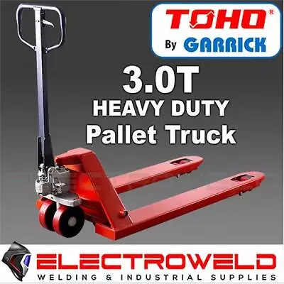 GARRICK TOHO 3 Ton 685mm Pallet Jack Trolley Hand Truck Industrial 3000kg TPT-3T • $849.95