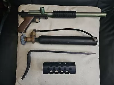 1988 Paintball Nelson Unibody Pump Gun Vintage Sniper W/ Stock & Tank • $299