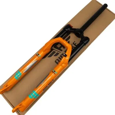 Tapered Orange Air Fork MTB Mountain Bike XC32A 27.5 120mm Suspension Rebound • £108.95