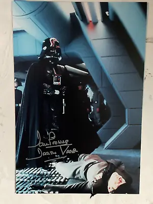 Dave Prowse Actor Star Wars Darth Vader Signed Photograph 12x8 • £89.99